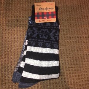 Dearfoams men’s cozy socks